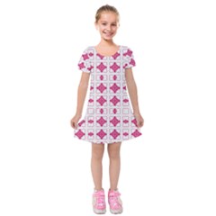 Df Hazel Conins Kids  Short Sleeve Velvet Dress by deformigo