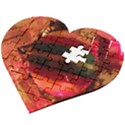 Christmas Tree  1 6 Wooden Puzzle Heart View2