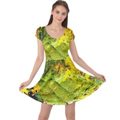 Yellow Chik 5 Cap Sleeve Dress by bestdesignintheworld