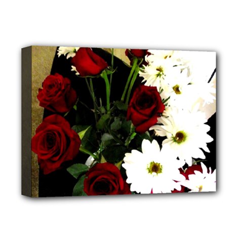 Roses 1 2 Deluxe Canvas 16  X 12  (stretched)  by bestdesignintheworld