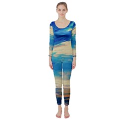 Skydiving 1 1 Long Sleeve Catsuit by bestdesignintheworld