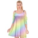 Pastel Goth Rainbow  Cutout Spaghetti Strap Chiffon Dress View1