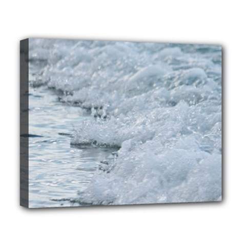 Ocean Waves Deluxe Canvas 20  X 16  (stretched) by TheLazyPineapple