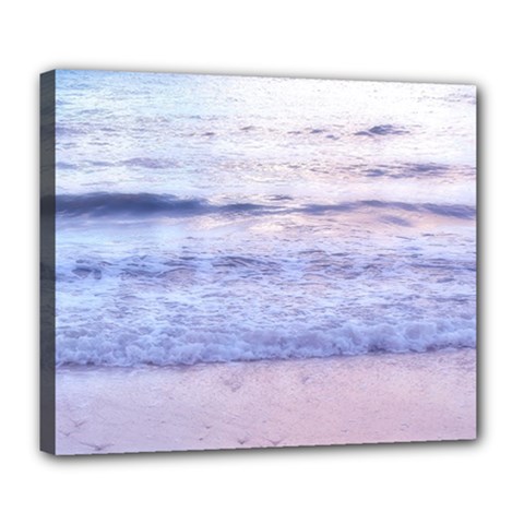 Pink Ocean Dreams Deluxe Canvas 24  X 20  (stretched) by TheLazyPineapple