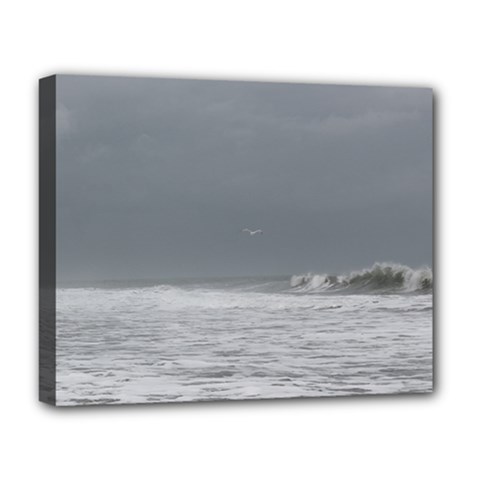 Stormy Seas Deluxe Canvas 20  X 16  (stretched) by TheLazyPineapple