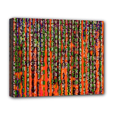 Matrix Technology Data Digital Deluxe Canvas 20  X 16  (stretched) by Vaneshart
