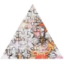 Christmas Star Advent Background Wooden Puzzle Triangle View1