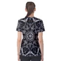 Black And White Pattern Women s Cotton Tee View2