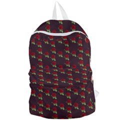 Rose Maroon Foldable Lightweight Backpack by snowwhitegirl
