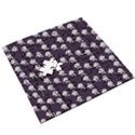 White Rose In Purple Wooden Puzzle Square View3