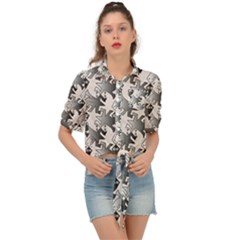 Seamless 3166142 Tie Front Shirt  by Sobalvarro