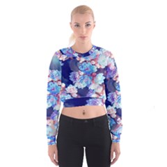 Flowers Cropped Sweatshirt by Sparkle