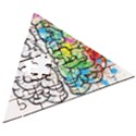 Brain Mind Psychology Idea Drawing Wooden Puzzle Triangle View3