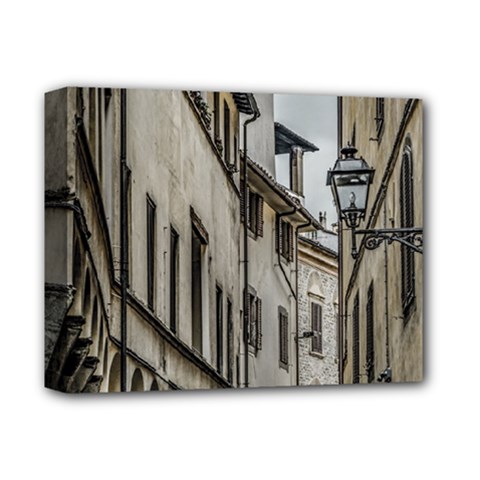 Houses At Historic Center Of Florence, Italy Deluxe Canvas 14  X 11  (stretched) by dflcprintsclothing