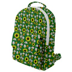 Hawaii Ghost Green Flap Pocket Backpack (small) by snowwhitegirl