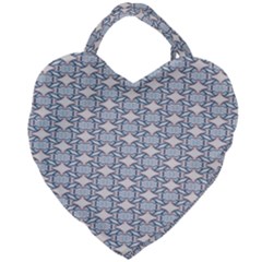 Digital Stars Giant Heart Shaped Tote by Sparkle