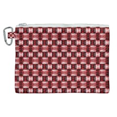 Red Kalider Canvas Cosmetic Bag (xl) by Sparkle