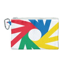 Logo Of Deaflympics Canvas Cosmetic Bag (medium) by abbeyz71