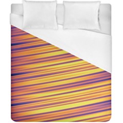 Colorful Strips Duvet Cover (california King Size) by Sparkle