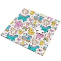 Baby Care Stuff Clothes Toys Cartoon Seamless Pattern Wooden Puzzle Square View2