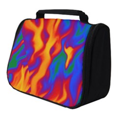 Gay Pride Abstract Smokey Shapes Full Print Travel Pouch (small) by VernenInk