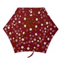Lesbian Pride Flag Scattered Polka Dots Mini Folding Umbrellas View1