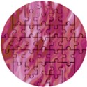 Lesbian Pride Abstract Smokey Shapes Wooden Puzzle Round View1