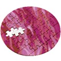Lesbian Pride Abstract Smokey Shapes Wooden Puzzle Round View3