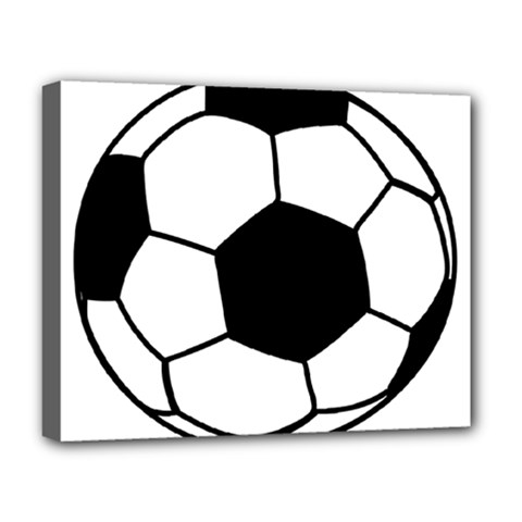 Soccer Lovers Gift Deluxe Canvas 20  X 16  (stretched) by ChezDeesTees