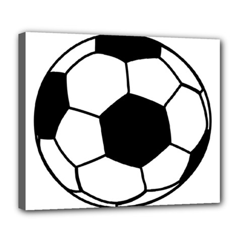 Soccer Lovers Gift Deluxe Canvas 24  X 20  (stretched) by ChezDeesTees