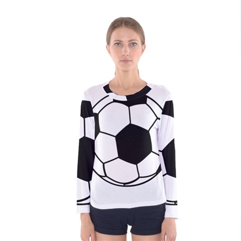 Soccer Lovers Gift Women s Long Sleeve Tee by ChezDeesTees