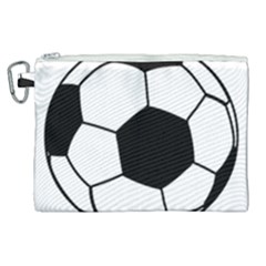 Soccer Lovers Gift Canvas Cosmetic Bag (xl) by ChezDeesTees