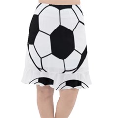 Soccer Lovers Gift Fishtail Chiffon Skirt by ChezDeesTees