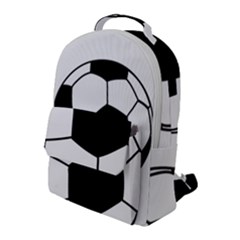 Soccer Lovers Gift Flap Pocket Backpack (large) by ChezDeesTees