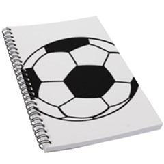 Soccer Lovers Gift 5 5  X 8 5  Notebook by ChezDeesTees