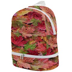 Spring Leafs Zip Bottom Backpack by Sparkle