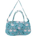 Elegant-swan-pattern-design Removal Strap Handbag View2