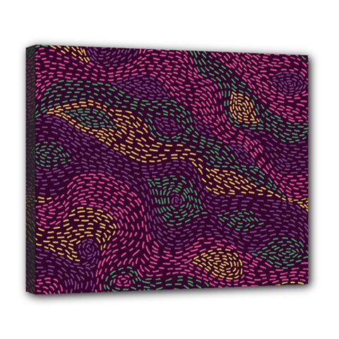Colorful-abstract-seamless-pattern Deluxe Canvas 24  X 20  (stretched) by Vaneshart