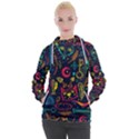 Sketch-graphic-illustration Women s Hooded Pullover View1