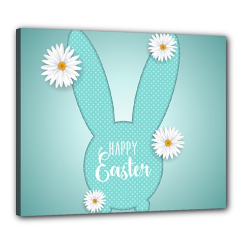 Easter Bunny Cutout Background 2402 Canvas 24  X 20  (stretched) by catchydesignhill