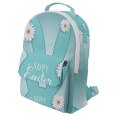 Easter Bunny Cutout Background 2402 Flap Pocket Backpack (small) by catchydesignhill