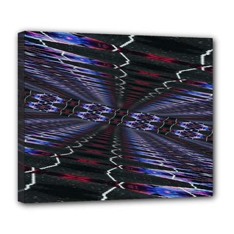 Digital Room Deluxe Canvas 24  X 20  (stretched) by Sparkle