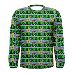 Game Over Karate And Gaming - Pixel Martial Arts Men s Long Sleeve Tee by DinzDas