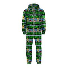 Game Over Karate And Gaming - Pixel Martial Arts Hooded Jumpsuit (kids) by DinzDas