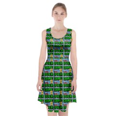 Game Over Karate And Gaming - Pixel Martial Arts Racerback Midi Dress by DinzDas