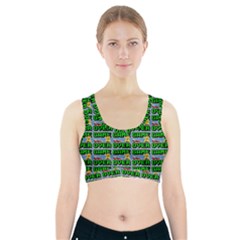 Game Over Karate And Gaming - Pixel Martial Arts Sports Bra With Pocket by DinzDas