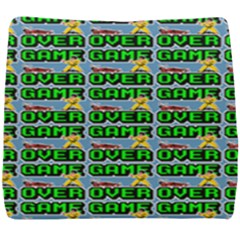 Game Over Karate And Gaming - Pixel Martial Arts Seat Cushion by DinzDas