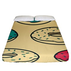 Donuts Fitted Sheet (king Size) by Sobalvarro
