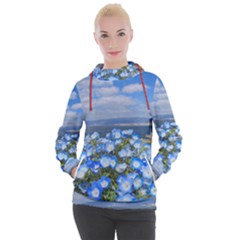 Floral Nature Women s Hooded Pullover by Sparkle