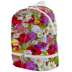 Beautiful Floral Zip Bottom Backpack by Sparkle